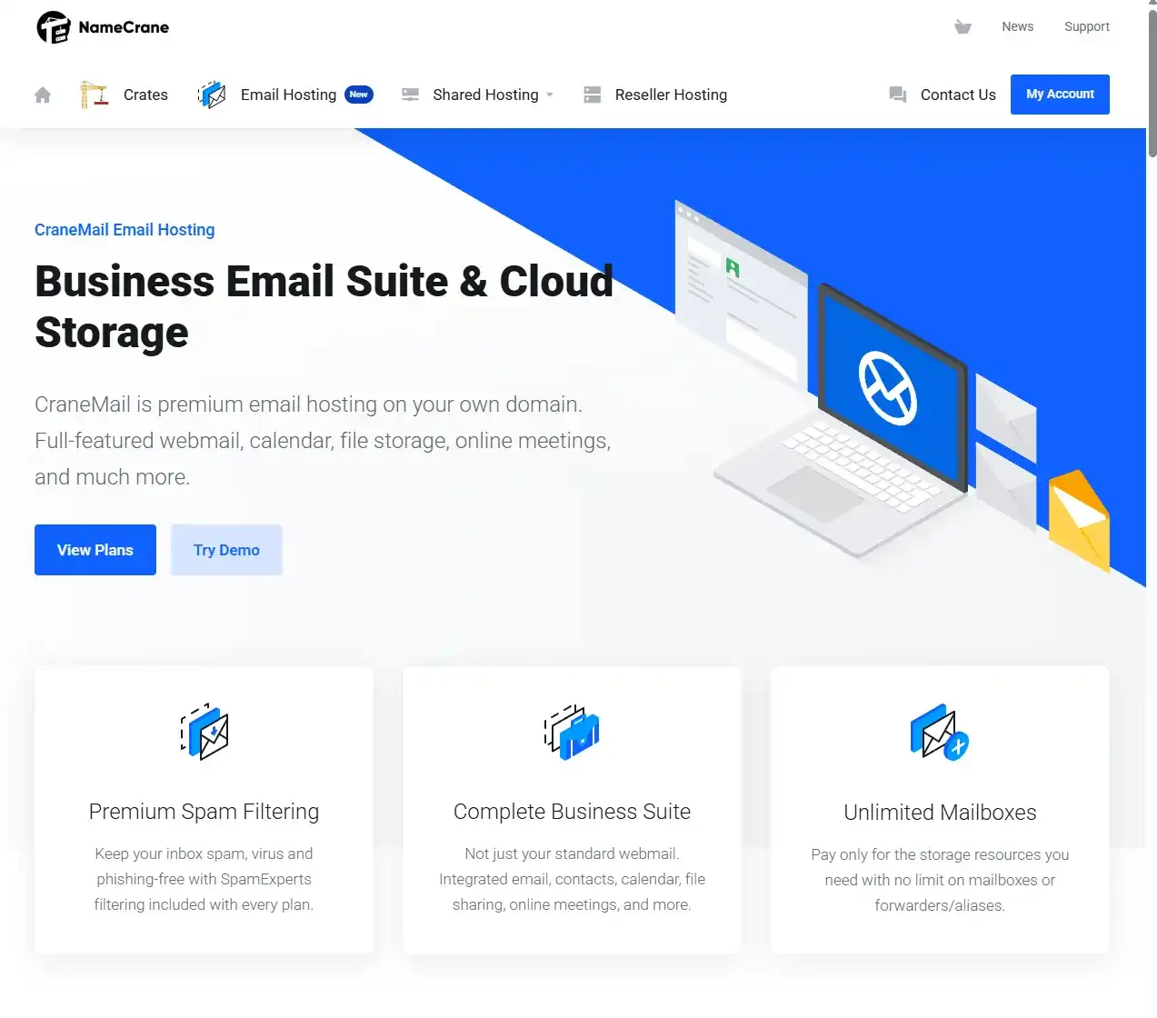 NameCrane CraneMail 域名邮箱服务搭建教程:完整指南|造物N⁺